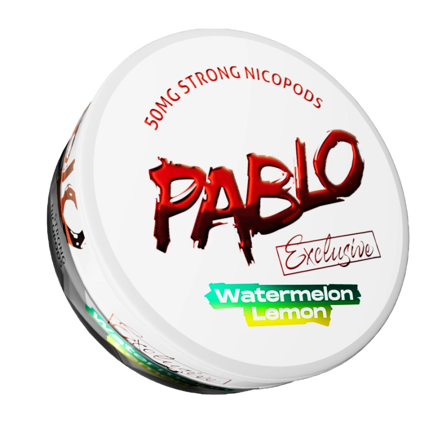 Can of Pablo Exclusive 50mg Watermelon Lemon nicotine pouches