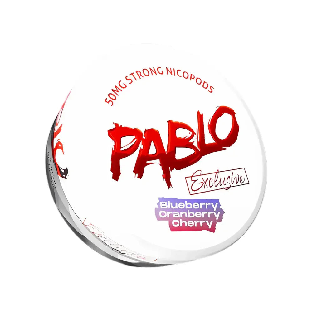 Pablo Exclusive 50mg Blueberry Cranberry Cherry