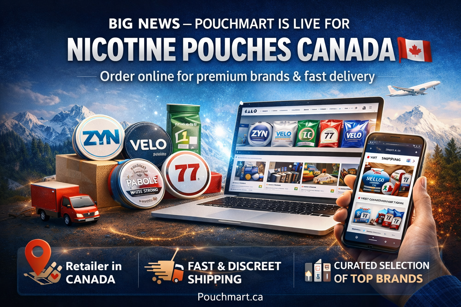 Pouchmart Is Live for Nicotine Pouches Across Canada