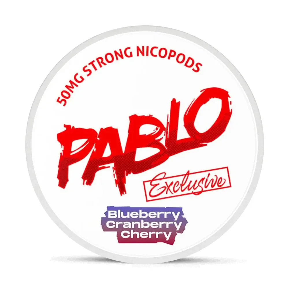 Pablo Exclusive 50mg Blueberry Cranberry Cherry